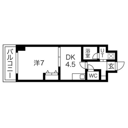 エス・キュート京都下鴨東の物件間取画像